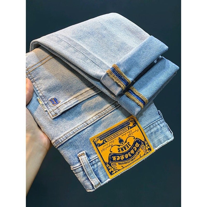 Unisex Classic Denim Jeans Loose Fit Daily Outdoor Wear - Image 5