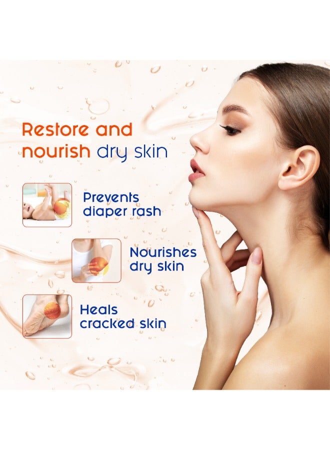 Creme 21 Intensive 100% Pure Petroleum Jelly | Face, Body & Hand Moisturizer with Vitamin E & Almond Oil | Deep Hydration & Intensive Moisturising | Ultra Dry Skin | Dermatologically Tested - Image 5