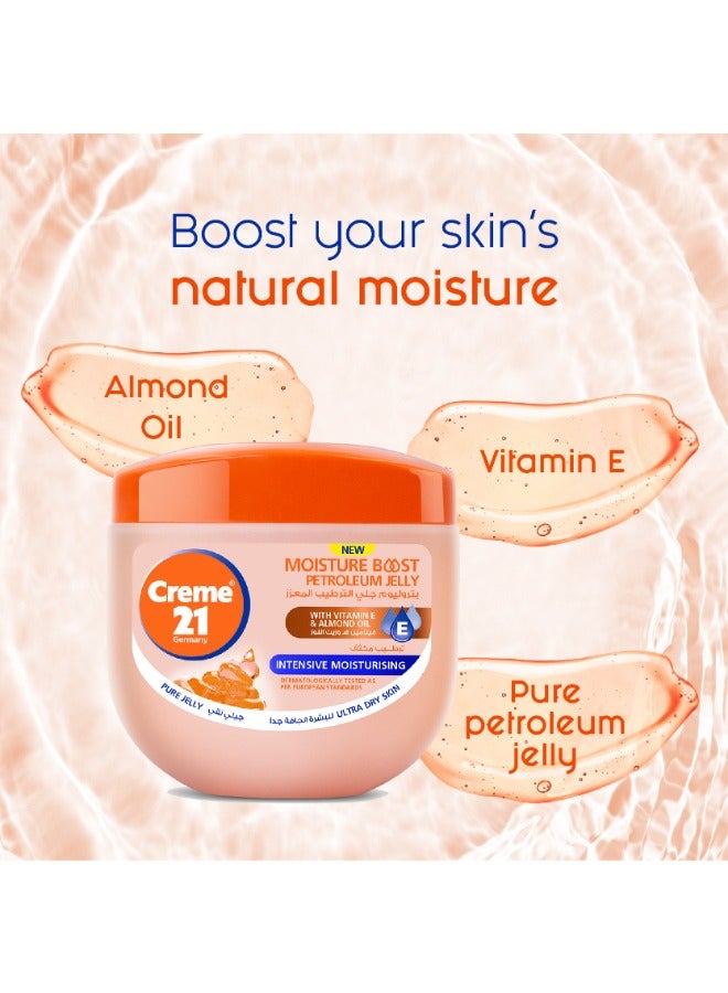 Creme 21 Intensive 100% Pure Petroleum Jelly | Face, Body & Hand Moisturizer with Vitamin E & Almond Oil | Deep Hydration & Intensive Moisturising | Ultra Dry Skin | Dermatologically Tested - Image 4