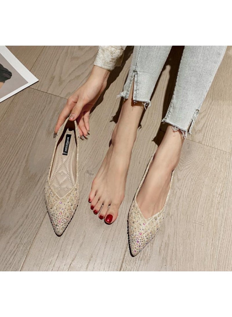 KUYING Flat Sole Single Shoe Women - Image 2