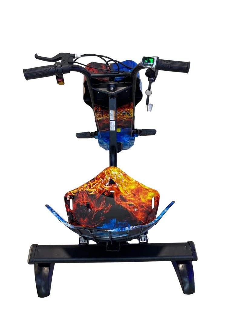 شارد سكوتر دريفت كهربائي صغير للأطفال من شارد - سرعة 20 كم/ساعة، سماعة بلوتوث، أضواء LED، ممتص صدمات مع أدوات السلامة - ألوان مختلطة 3 - Image 2