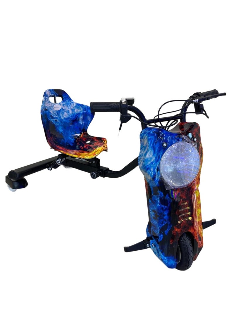 شارد سكوتر دريفت كهربائي صغير للأطفال من شارد - سرعة 20 كم/ساعة، سماعة بلوتوث، أضواء LED، ممتص صدمات مع أدوات السلامة - ألوان مختلطة 3 - Image 4