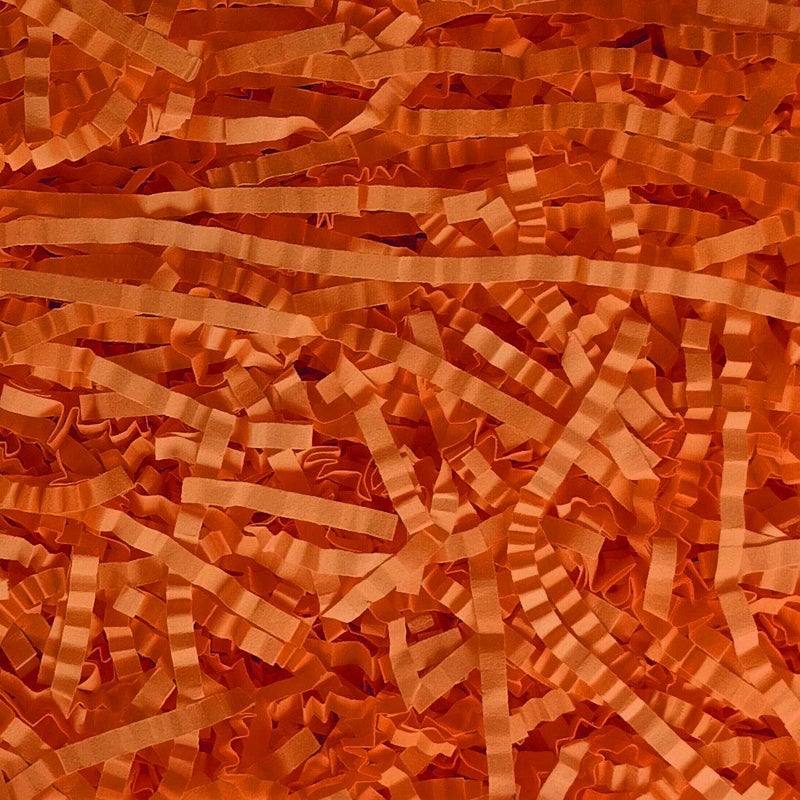 DIY Crafts Pack of 5 Pcs, Orange, Crinkle Cut Paper Shred Filler for Gift Wrapping & Basket Filling - Orange Kit (Pack of 5 Pcs, Orange) - Image 1