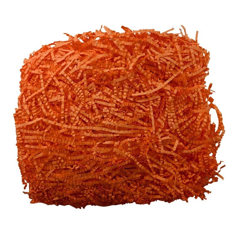 DIY Crafts Pack of 5 Pcs, Orange, Crinkle Cut Paper Shred Filler for Gift Wrapping & Basket Filling - Orange Kit (Pack of 5 Pcs, Orange) - Image 2