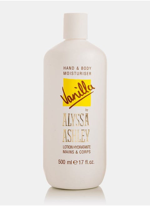 Vanilla Hand & Body Moisturiser Lotion 500ml