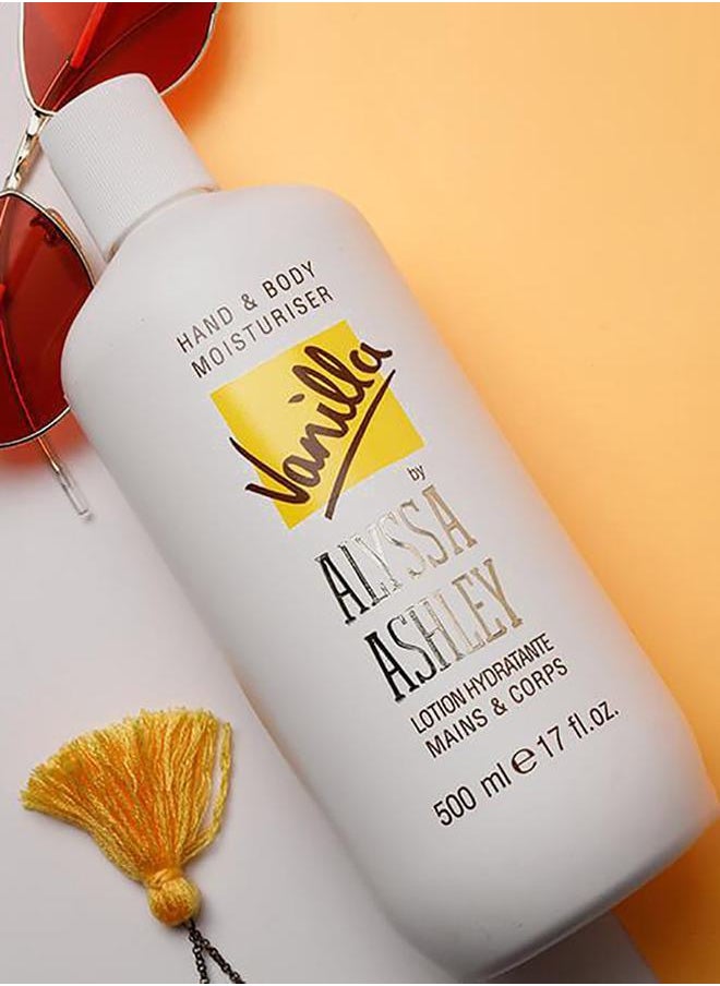 ALYSSA ASHLEY Vanilla Hand & Body Moisturiser Lotion 500ml  - Image 2