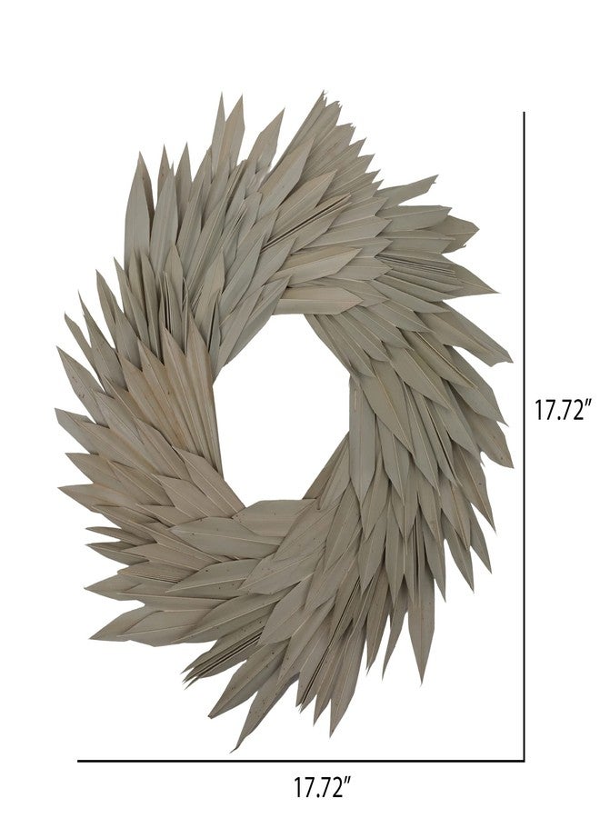 فيكرمان إكليل شمس من النخيل الطبيعي من فيكرمان ناتشورال بوتانيكالز، مقاس 17 بوصة، ديكور حائط من أوراق الشجر المحفوظة الحقيقية - Image 2