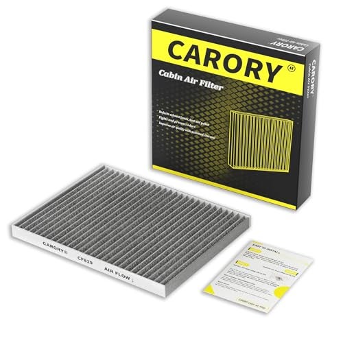 Carory Cabin Air Filter w/Activated Carbon for Some 2008-2018 Chevy, GMC, Hyundai, Kia, Saturn Models – Equinox, Sonata, Terrain, Santa Fe, Sedona, Captiva Sport, Vue, Azera, Santa Fe Sport, and More - Image 1