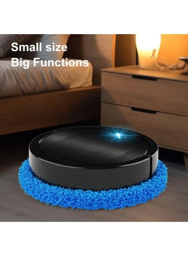 GENNEXT Mini Cleaner Sweeping Robot – Super Suction, Ultra Slim Quiet Design, Low Noise, Rechargeable Smart Floor Sweeper for Pet Hair, Dust, Hardwood, Tile, Carpet - Image 3