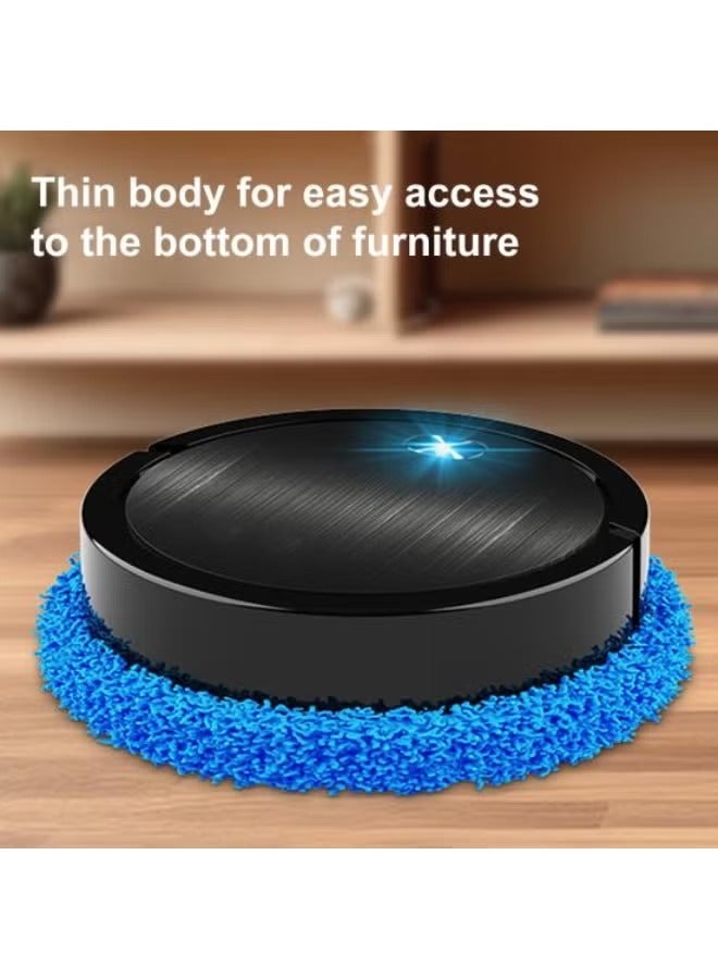 GENNEXT Mini Cleaner Sweeping Robot – Super Suction, Ultra Slim Quiet Design, Low Noise, Rechargeable Smart Floor Sweeper for Pet Hair, Dust, Hardwood, Tile, Carpet - Image 4