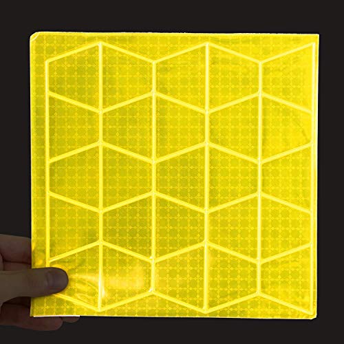 MyHardHatStickers Retro Reflective Trapezoid Helmet Stickers | 2.25" x 1.75", Pack of 25 - Image 2