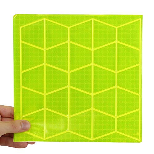 MyHardHatStickers Retro Reflective Trapezoid Helmet Stickers | 2.25" x 1.75", Pack of 25 - Image 3