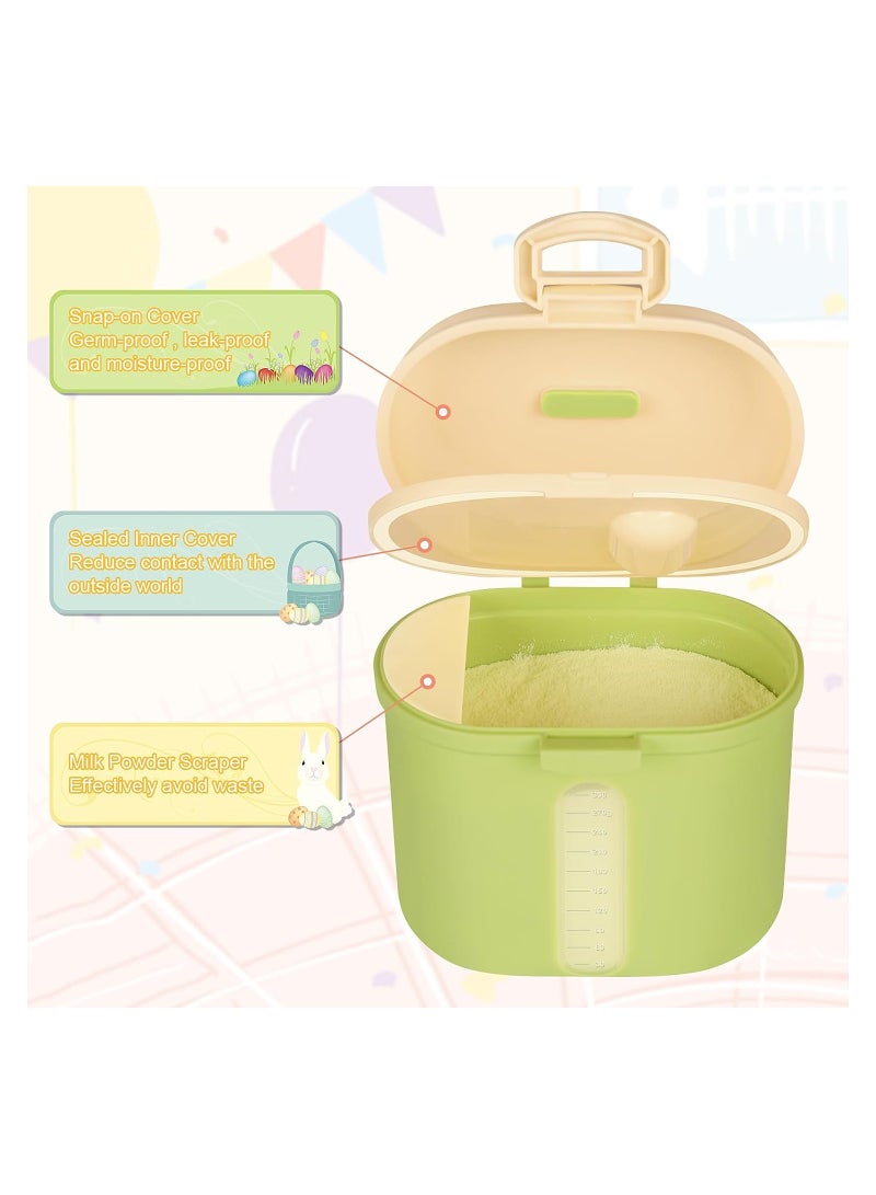 SOLARAE Baby Formula Dispenser Formula Dispenser On The Go Portable Milk Storage Powder Formula Dispenser with Scoop Formula Containers for Travel Hold 12.7oz/360g Formula - Image 5