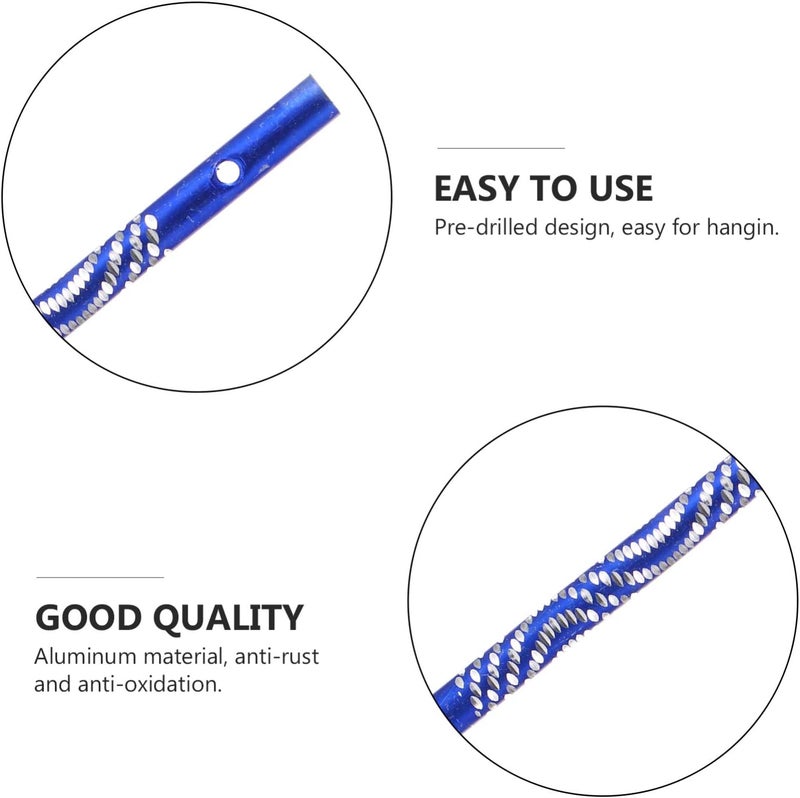 comfrt 16Pcs Hollow Wind Chimes Wind Chime Tubes Aluminum for Home Garden Outdoor Hanging Aluminum Wind Chime Decorations DIY Wind Chime Tubes - Image 3