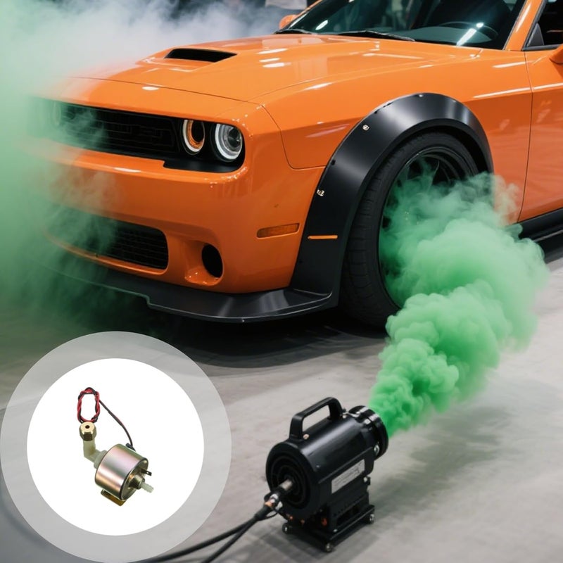 18W Oil Pump for Fog Machines, Metal Shell, Compatible with Atomizers, 110V Ac Motor, Copper/Aluminum Composition - Image 3