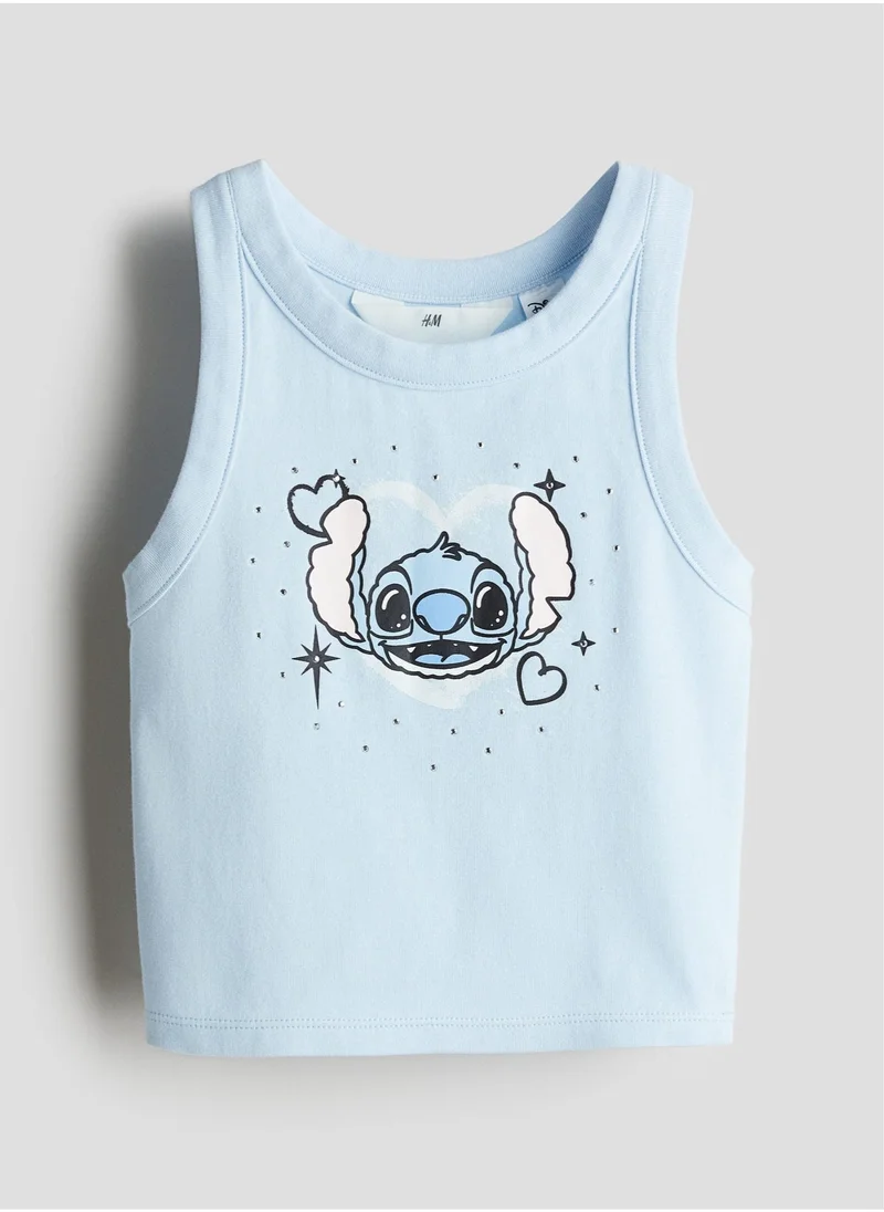 اتش اند ام Printed Vest Top