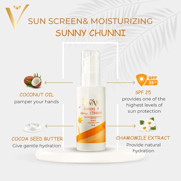 JEVAN Sunny Chunni | Hydration & SPF 25+ Hand Cream - Image 4