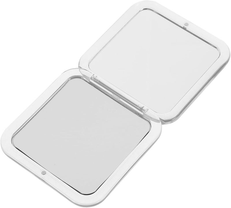 Folding Mini Compact Travel Mirror 10x Magnification Small Hand Mirror for Purse Portable - Image 1