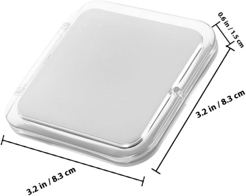 Folding Mini Compact Travel Mirror 10x Magnification Small Hand Mirror for Purse Portable - Image 2