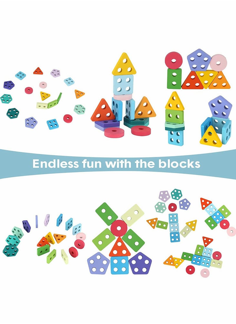 Montessori Activity Cube for Toddlers Ages 1 to 3, Wooden Educational Toys for Boys and Girls, Perfect Learning Gifts for Babies  - Image 3