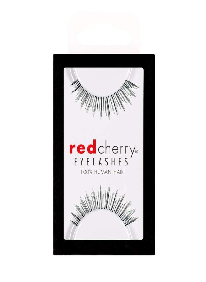 Red Cherry 100% Human Hair Eyelashes #503 - Image 1