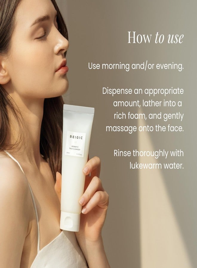 BEIGIC Aromatic Face Cleanser - Gentle Foaming Vegan Face Wash with Hyaluronic Acid & Micellar Water for sensitive skin - Image 4
