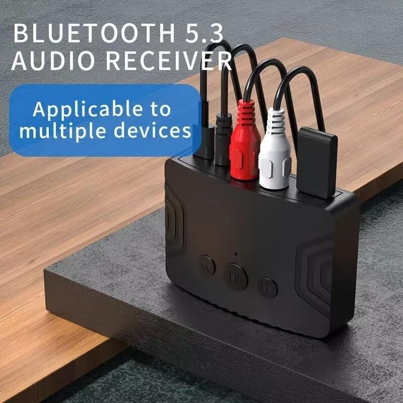 ETZIN 5.3 Bluetooth Audio Adapter, Dual Output Interface Wireless Audio Adapter Suitable for Tablets, Car Audio and Home Music Streaming Stereo Systems, USB MP3 Player (R20) EPL-1168WA. - Image 2