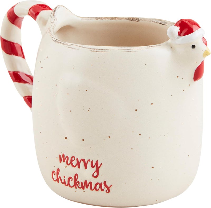 Mud Pie Farm Animal Christmas Mug Chicken 12 oz