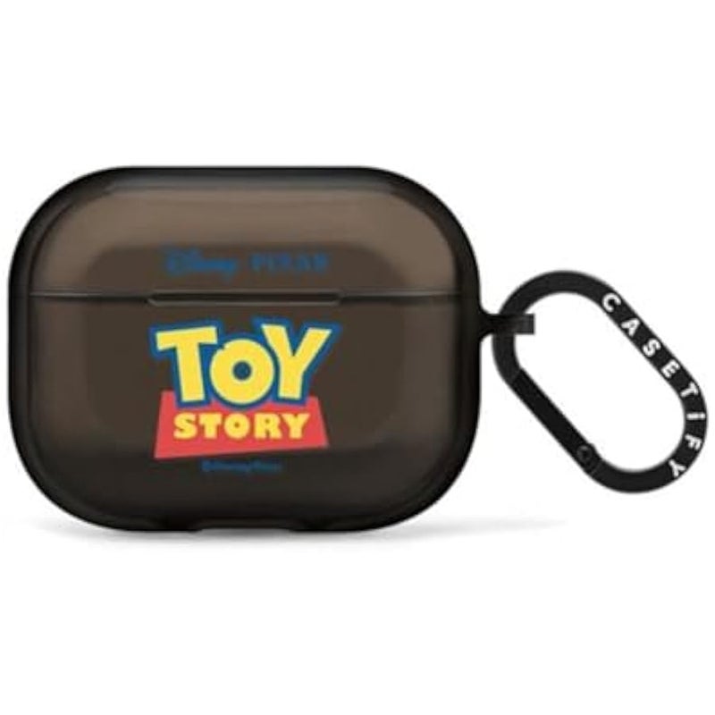 Casetify Impact AirPods Pro 1/2 Case with Ring 【Toy Story Colab】 - Toy Story Logo - Black - Image 1