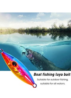 Beauenty 1 PC Slow Fall Pitch Fishing Lures Sinking Flat Jigs Jigging Baits for Saltwater Fishing (80g)  - Image 4