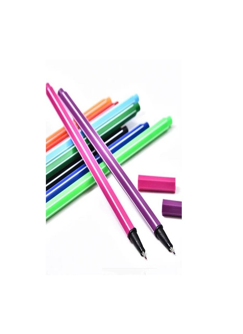 Sky Glory Sky glory 10 Colors Fine liner Pens 0.4mm Fine Tip Drawing Color Pens - No:SM-617  - Image 3