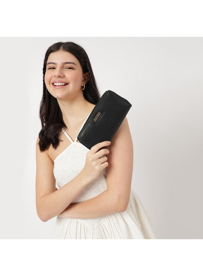 Fastrack Women's Zip-Around Wallet | Multiple Card Slots and Inner Zip Pocket | Secure and Stylish | Wallet for Casual Carry | Trendy and Stylish Purse - Image 2