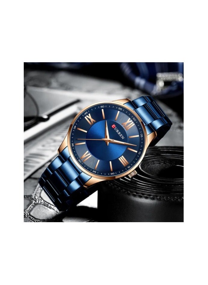 CURREN CURREN 8321 Original Brand Stainless Steel Band Wrist Watch For Men  - Image 2