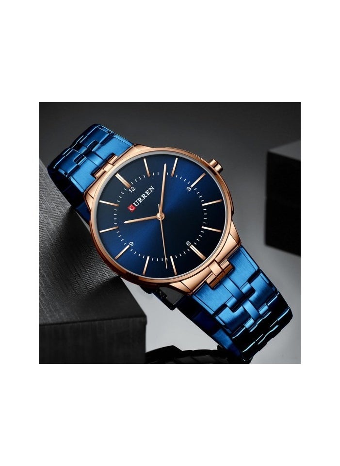 CURREN CURREN 8321 Original Brand Stainless Steel Band Wrist Watch For Men  - Image 3