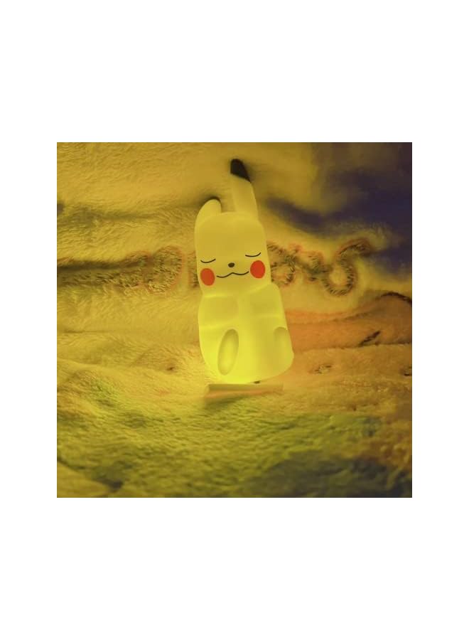 The Bros ضوء ليلي للأطفال. هدايا للنساء والفتيات المراهقات والأطفال، أضواء ليلية لغرفة نوم الأطفال، أضواء ليلية سيليكون لطيفة للأطفال الصغار. هدايا ألعاب وزينة منزلية/ صغيرة ولطيفة، تحكم بالزر. - Image 4