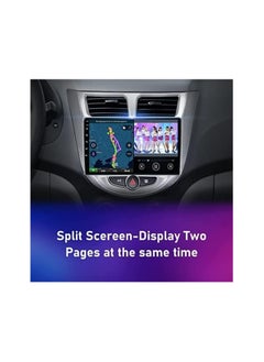 SHEZA STAR Android Car Stereo for Hyundai Accent 2011 To 2017 2GB RAM 32GB ROM Support Apple Carplay, Mirror-Link Wi-Fi BT, Radio GPS Navigation, 9 Inch IPS Touch Screen with Backup Camera Included  - Image 5