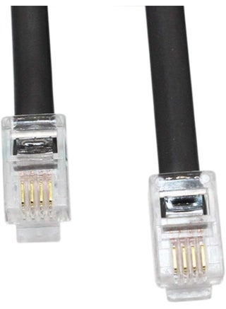2pack Telephone Handset Cable Cord, Coiled Phone Cable 3M/10ft Length Uncoiled Landline Phone Handset Cable Cord Compatible with IP & Desk Phones (Black) - view 3