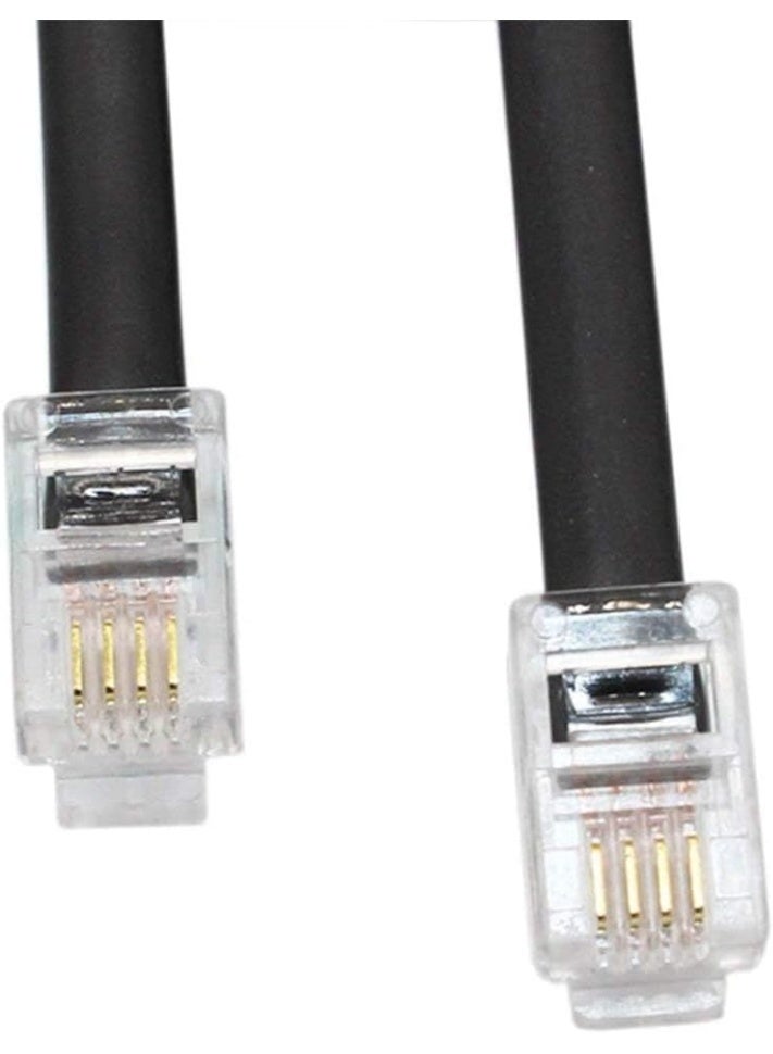 BEST ONE 2pack Telephone Handset Cable Cord, Coiled Phone Cable 3M/10ft Length Uncoiled Landline Phone Handset Cable Cord Compatible with IP & Desk Phones (Black) - Image 3