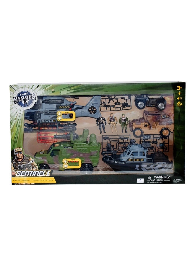 True Heroes True Heroes Sentinel 1 Large Military Vehicle Playset  - Image 1