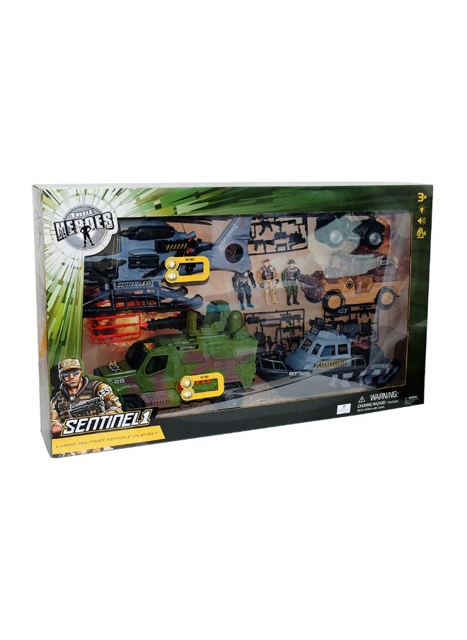 True Heroes True Heroes Sentinel 1 Large Military Vehicle Playset  - Image 3
