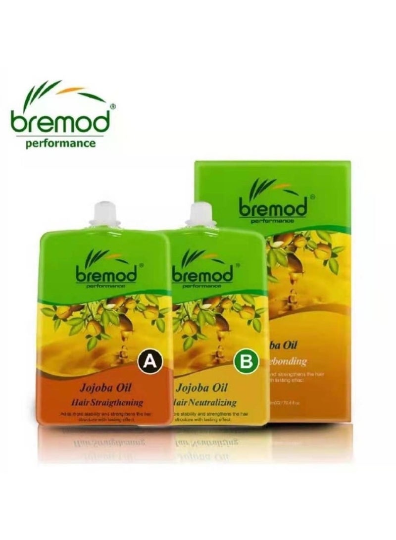 بريمود كريم إعادة ربط الشعر عالي الأداء زيت الجوجوبا 1000 مل*2. علاج الشعر والعناية بالشعر - Image 1