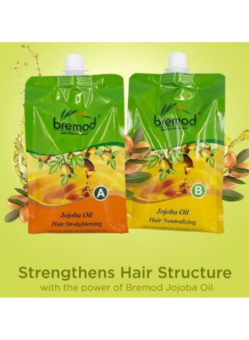 بريمود كريم إعادة ربط الشعر عالي الأداء زيت الجوجوبا 1000 مل*2. علاج الشعر والعناية بالشعر - Image 4