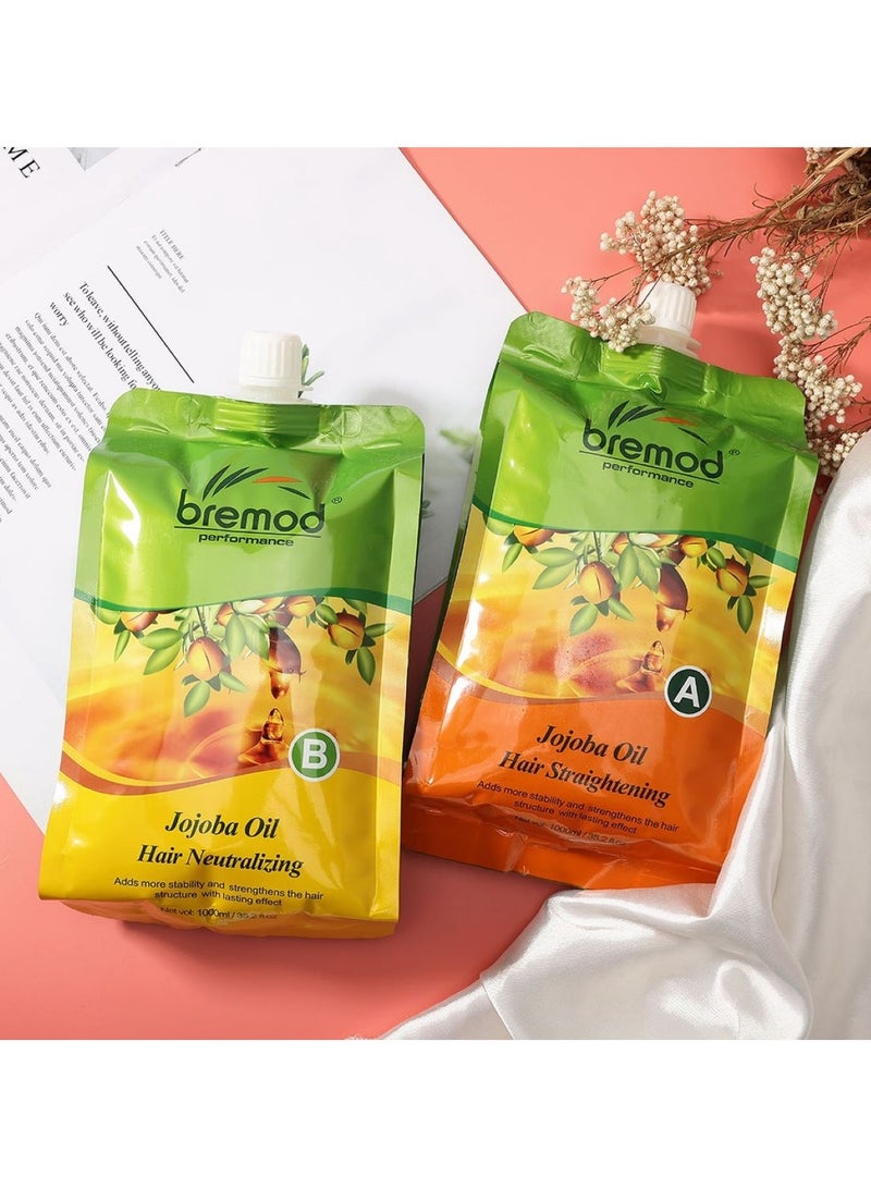 بريمود كريم إعادة ربط الشعر عالي الأداء زيت الجوجوبا 1000 مل*2. علاج الشعر والعناية بالشعر - Image 5