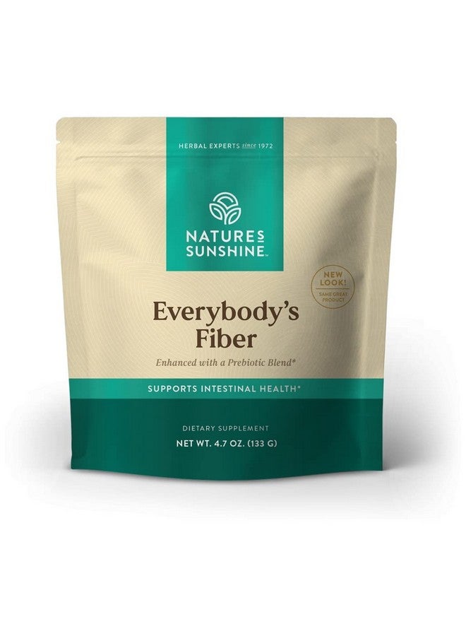 ناتشرز صن شاين ألياف Nature's Sunshine Everybody's Fiber، 4.6 أونصة | تعزز انتظام حركة الأمعاء، وإزالة الفضلات، وصحة الجهاز الهضمي بمكونات عشبية