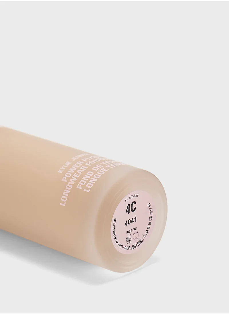 كايلي كوزماتيكس Power Plush Longwear Foundation - 4C, 30Ml