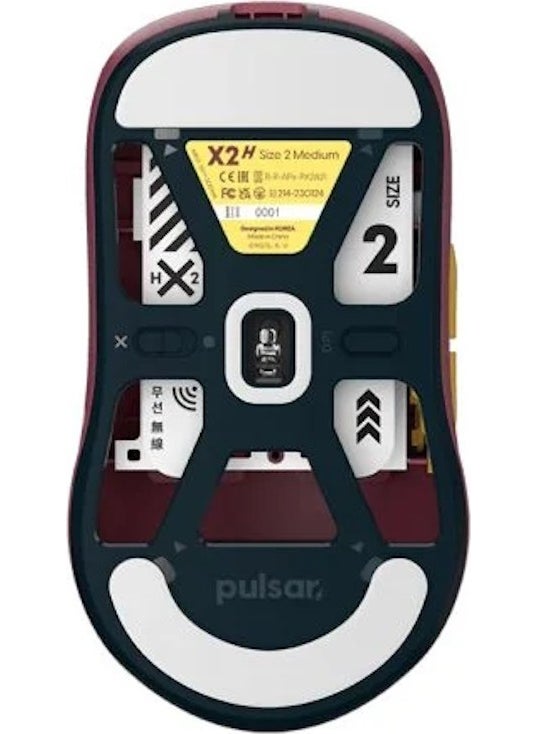 PULSAR X2H Demon Slayer Giyu Wireless Size 2 Medium Symmetrical Gaming Mouse (PX2H2GY)  - Image 4