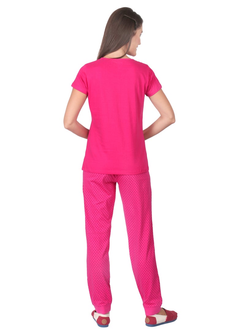Soko Mesh - It Was All A  Dream Sleepwear Set For Women, Pink - Image 1