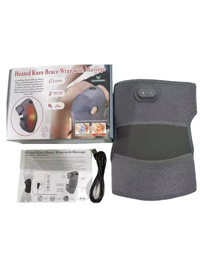 Generic Knee Massager Wrap Elbow Joint Support Vibration Therapy Physiotherapy Machine Pain Relief  - Image 1