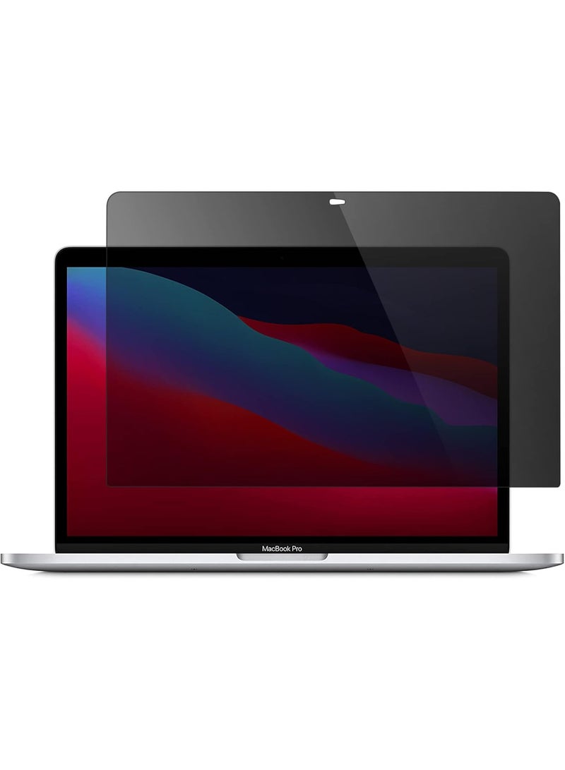 Privacy Tempered Glass Screen 360° Privacy Screen Protector Compatible MacBook Air 15.3 inch, Privacy Screen Filter for MacBook Air 15.3 inch A3114 (2023-2024, M2, M3), Anti-Spy/Anti Fingerprint/Anti Blue Light/Anti Glare - Image 1