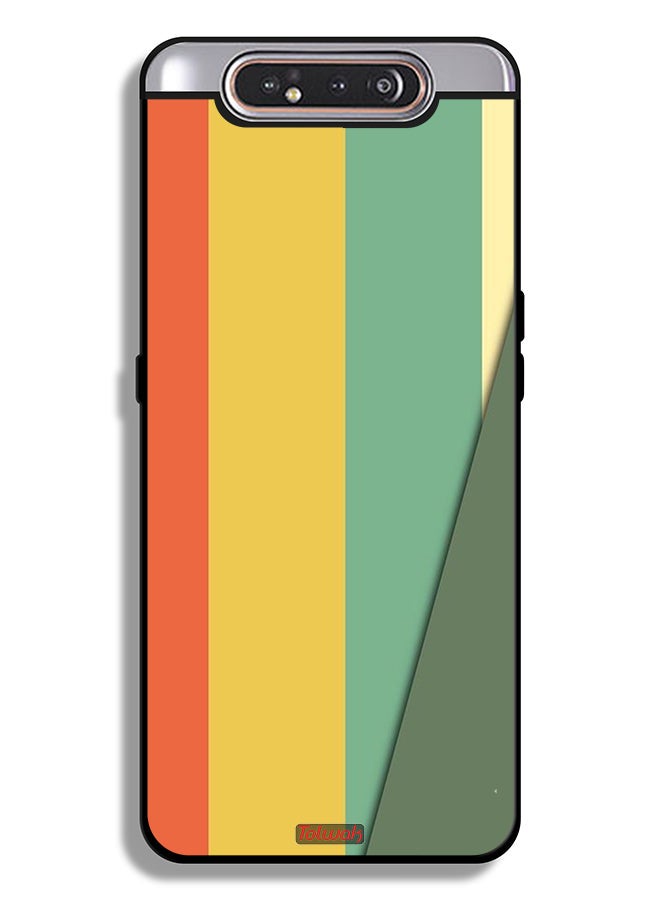 Tolwak Samsung Galaxy A80 Protective Case Cover Simple Pattern - Image 1